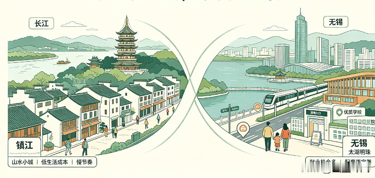 先说镇江，一座被很多人低估的山水小城。金山焦山北固山临江而立，南山藏在城区内部，