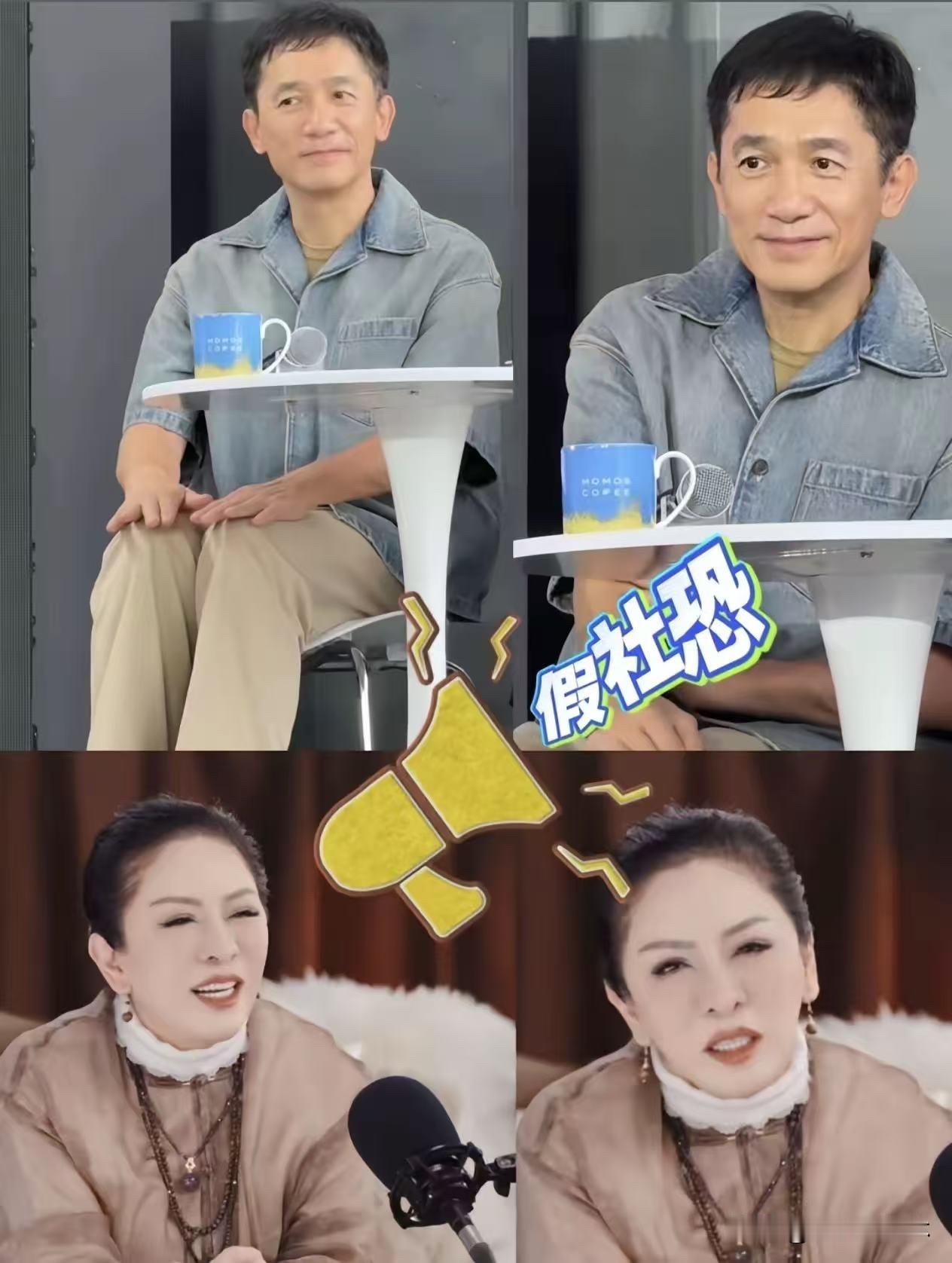 向太真敢说！
她在《妈妈是门课》里，
一句话撕开梁朝伟贴了十几年的标签，
"他的