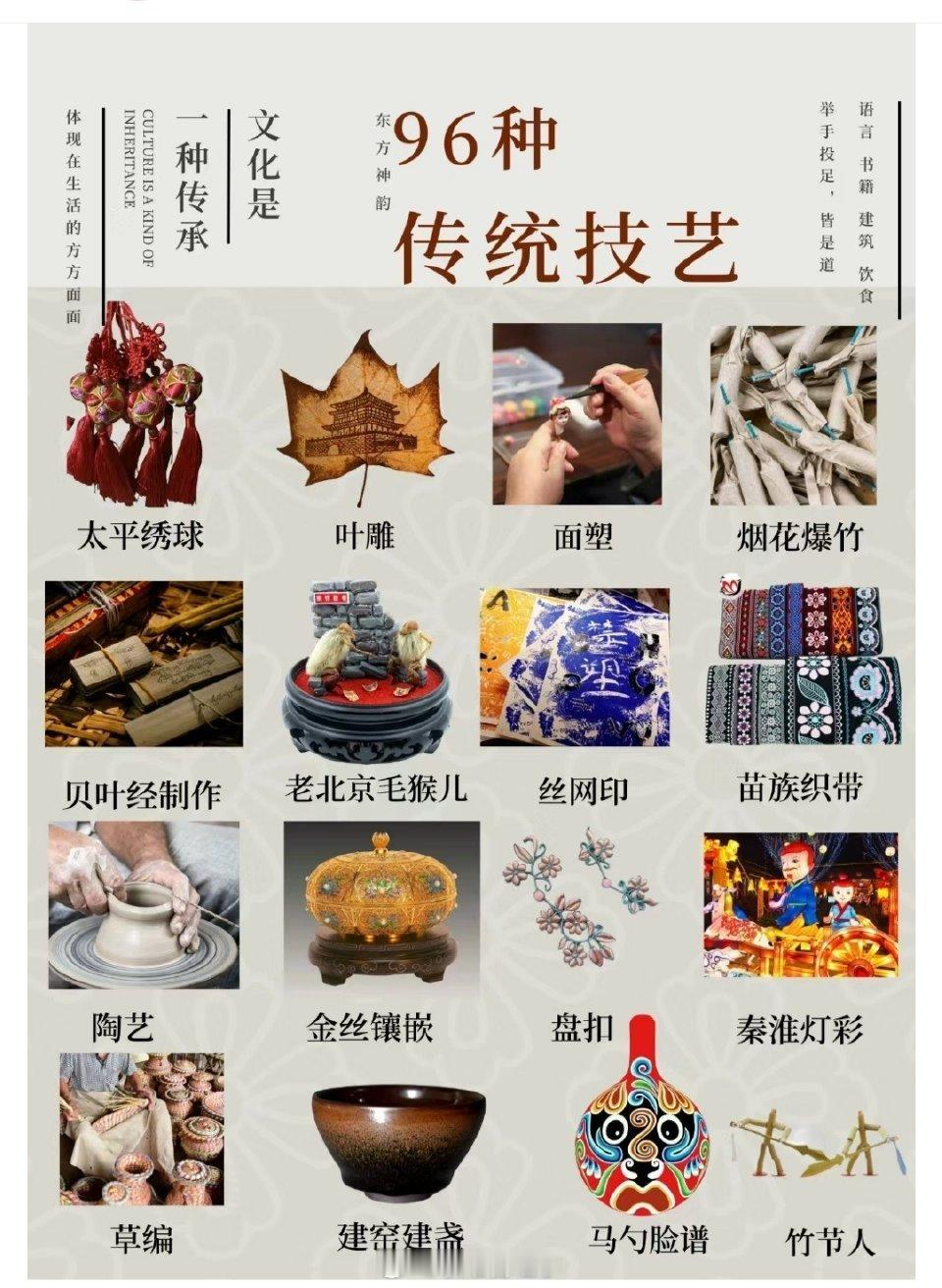 “  96种非遗传统技艺 ...  ” ​​​