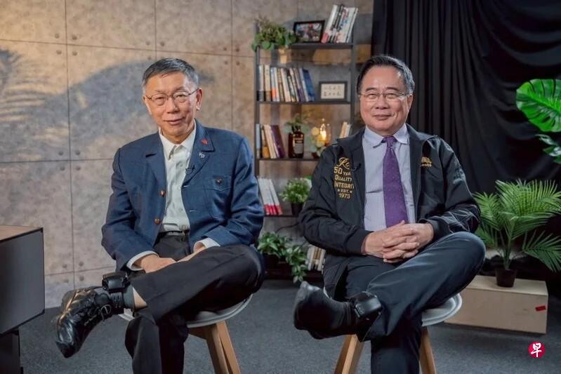 国民党前立委蔡正元（右）因“三中案”于2025年12月31日被台湾高等法院判入狱