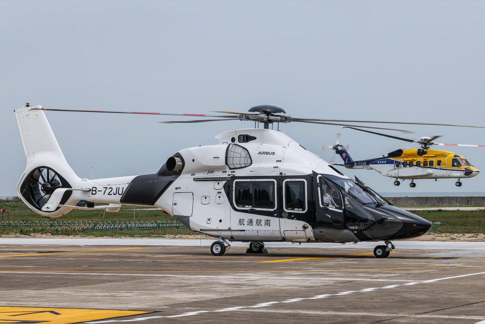 航空君航空科普 昨天H160试飞，吸引了大批飞友齐聚珠海热浪湾拍摄。这是种近年难