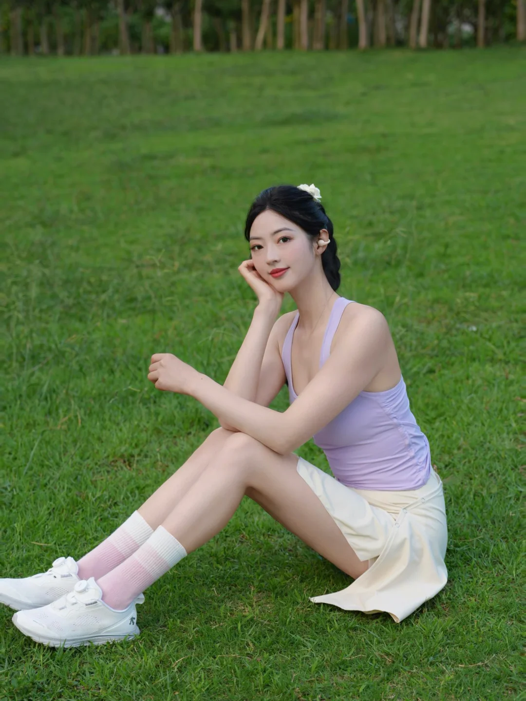 阳光草地，听着喜欢的歌，慢下来享受生活