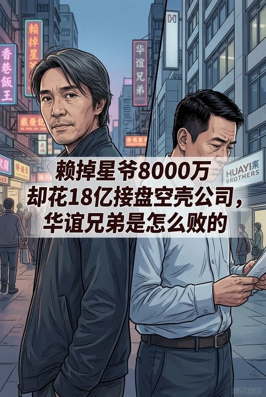 赖掉星爷8000万却花18亿接盘空壳公司。华谊兄弟是怎么败的