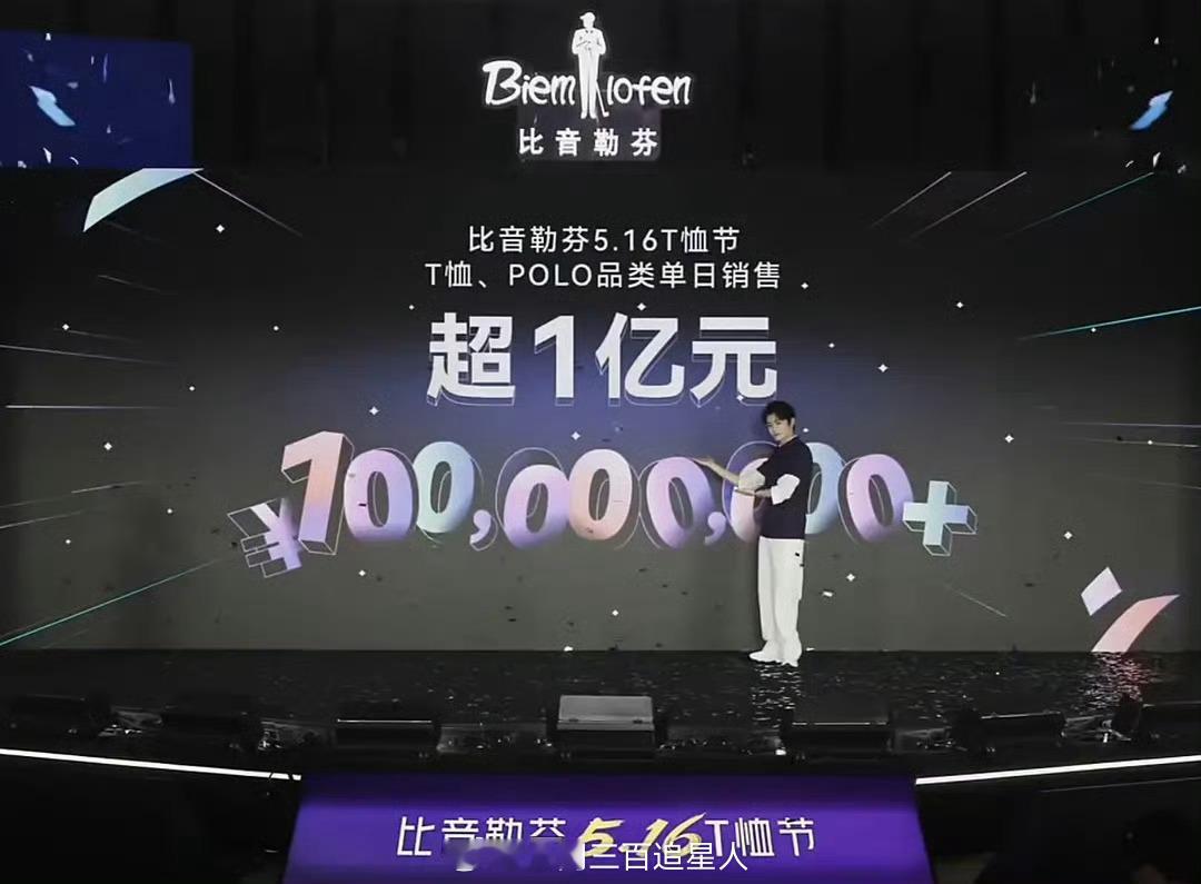 比音勒芬给丁禹兮出战报了 这个丁禹兮带货能力太强了，单日销售额破亿了！！！ 