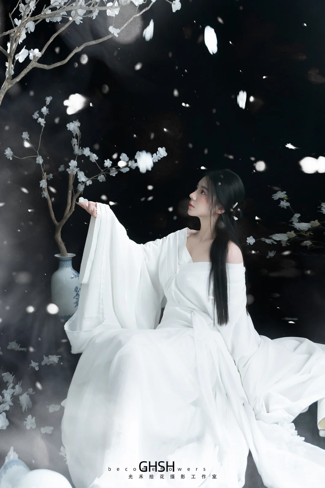 雪落新中式丨不拍这组清冷感古风真的亏了！