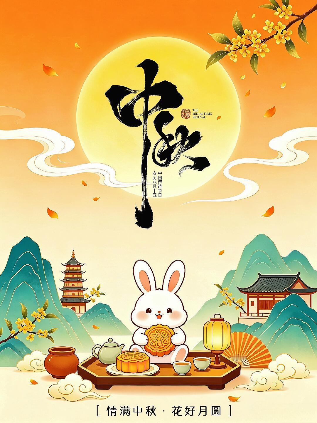 星河揽月，共赴秋光✨。恰逢2026中秋佳节，晚风温柔，月色倾城，世间万物皆被秋日