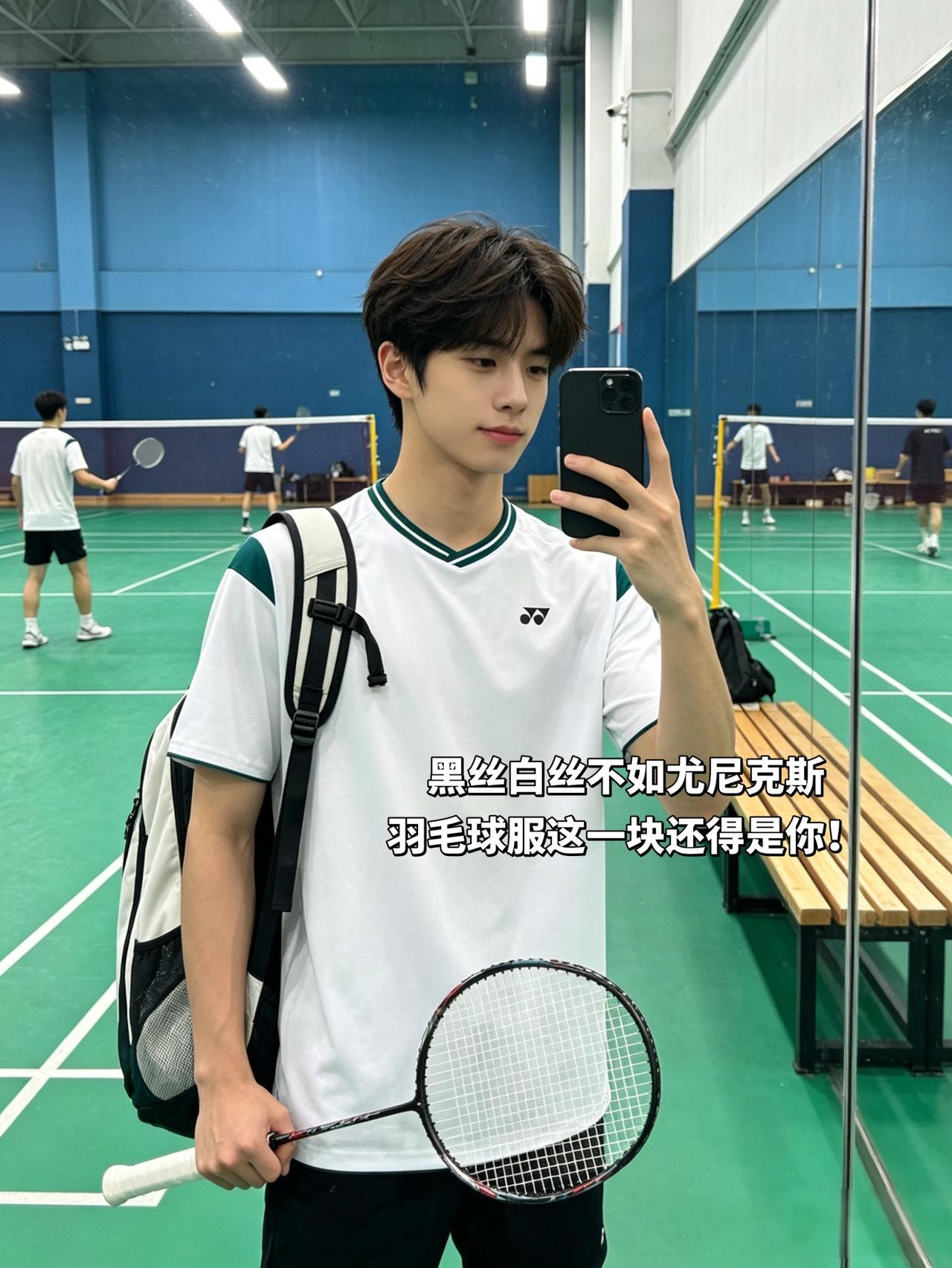 黑丝白丝不如尤尼克斯
羽毛球服这一块还得是你！