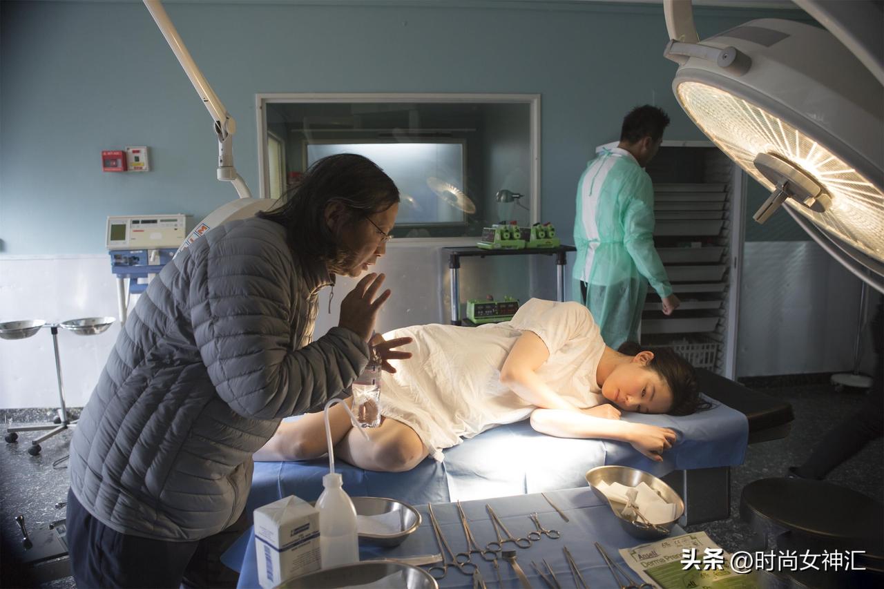 刘亦菲，170cm，紧张拍戏中