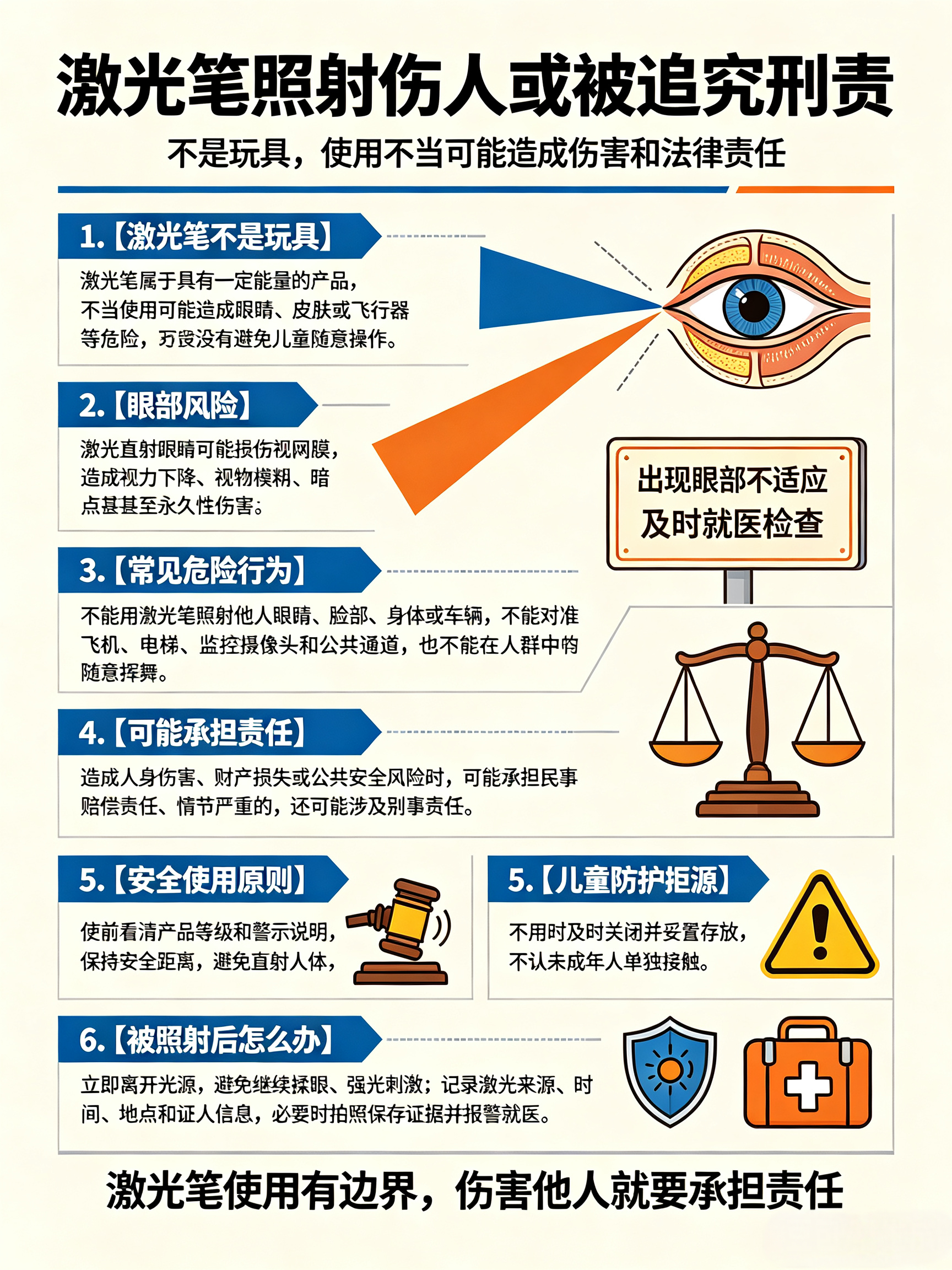 激光笔照射伤人或被追究刑责激光笔杀伤力真的比你想的恐怖100倍！先说最容易中招的