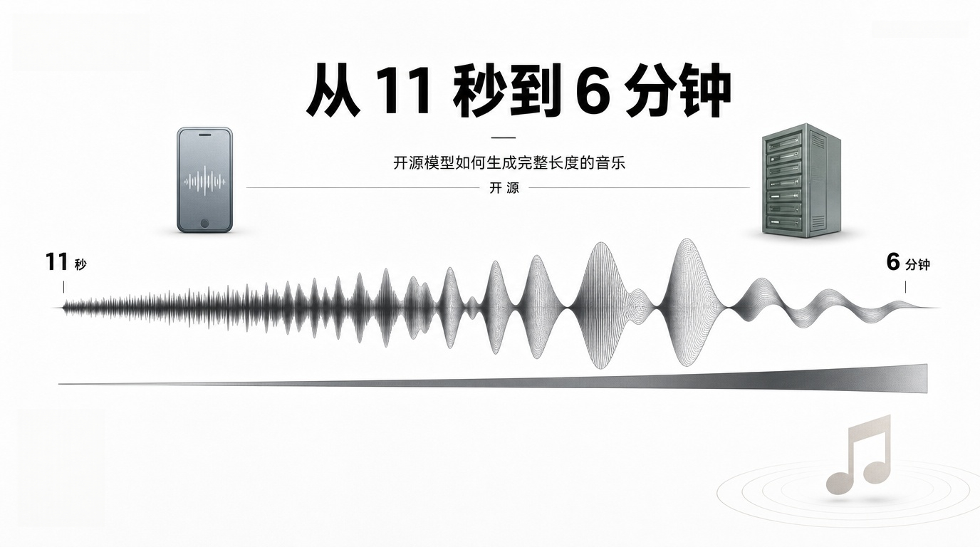 Stable Audio 3.0 发布：开源音频生成从 11 秒走到 6 分钟。