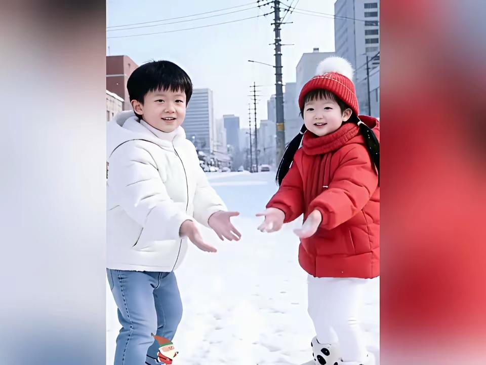 新年快到了
欢迎大家！
小莎头迎接您来啦！

天高高
雪花飘
小莎头祝大家新年好