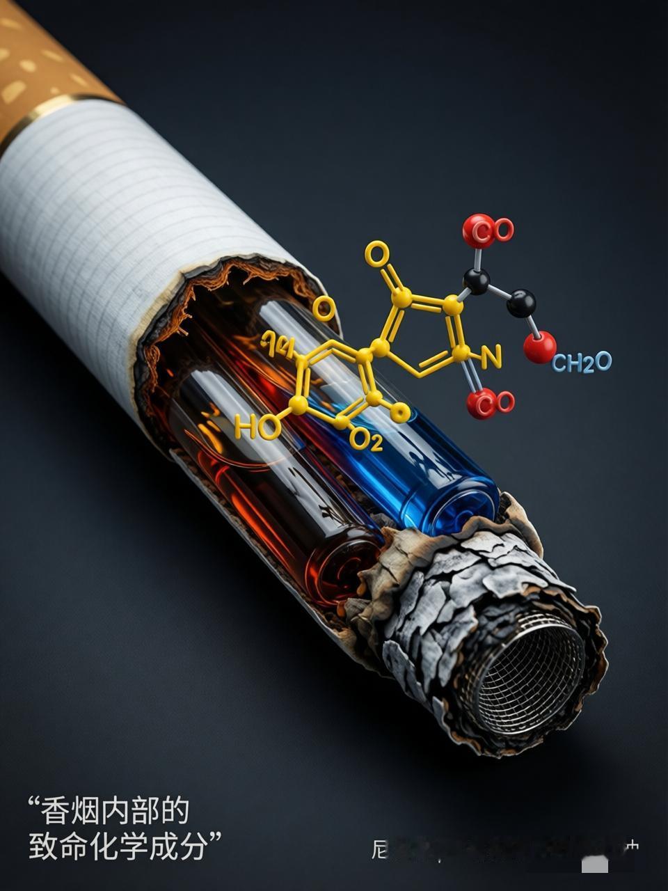 别再骗自己了！你手里那根不是烟，是一个奔着你肺去的“微型化工厂”！
 你以为你抽