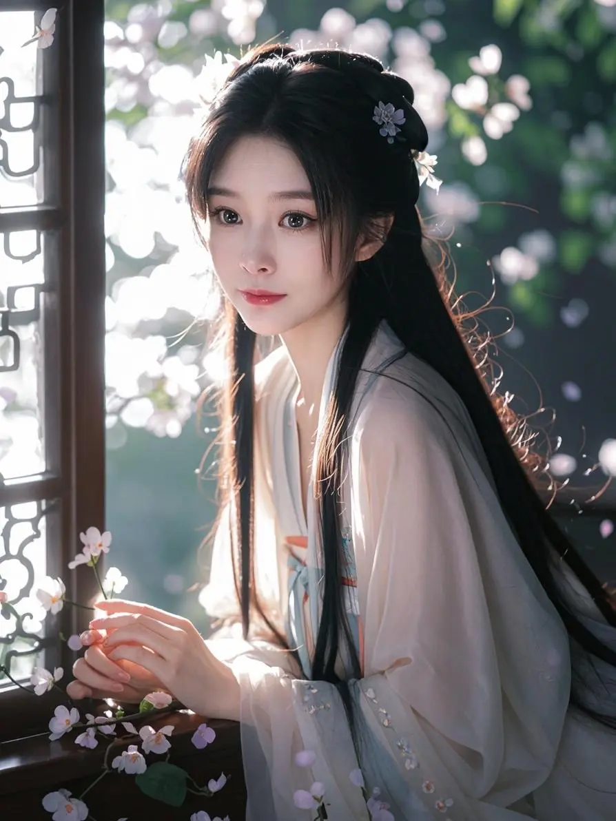 如画卷轴写真