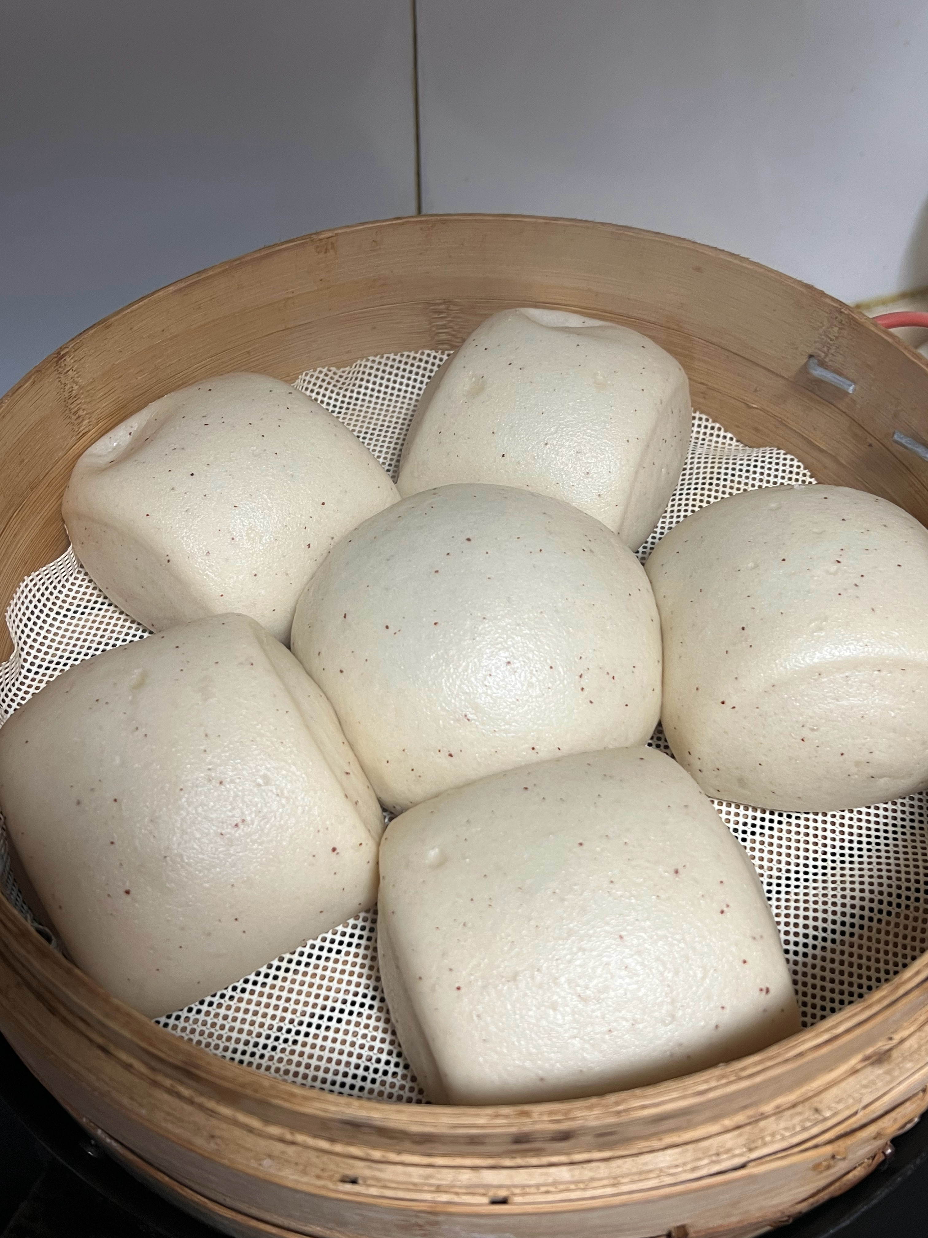 看起来是个馒头，实际上是个烫种馒头，原来馒头有很多种，波兰种，鲁邦种，汤种馒头，