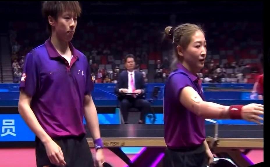 全运会混双那场诗与远方组合的逆转太绝了！刘诗雯林高远1-3落后王艺迪袁励岑，居然