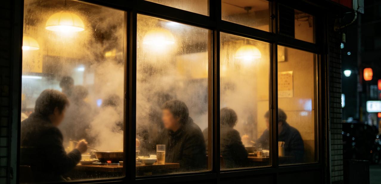 楼下开了家火锅店，每晚坐满人。有西装革履的中年人独自喝酒，有年轻情侣分一碗冰粉，