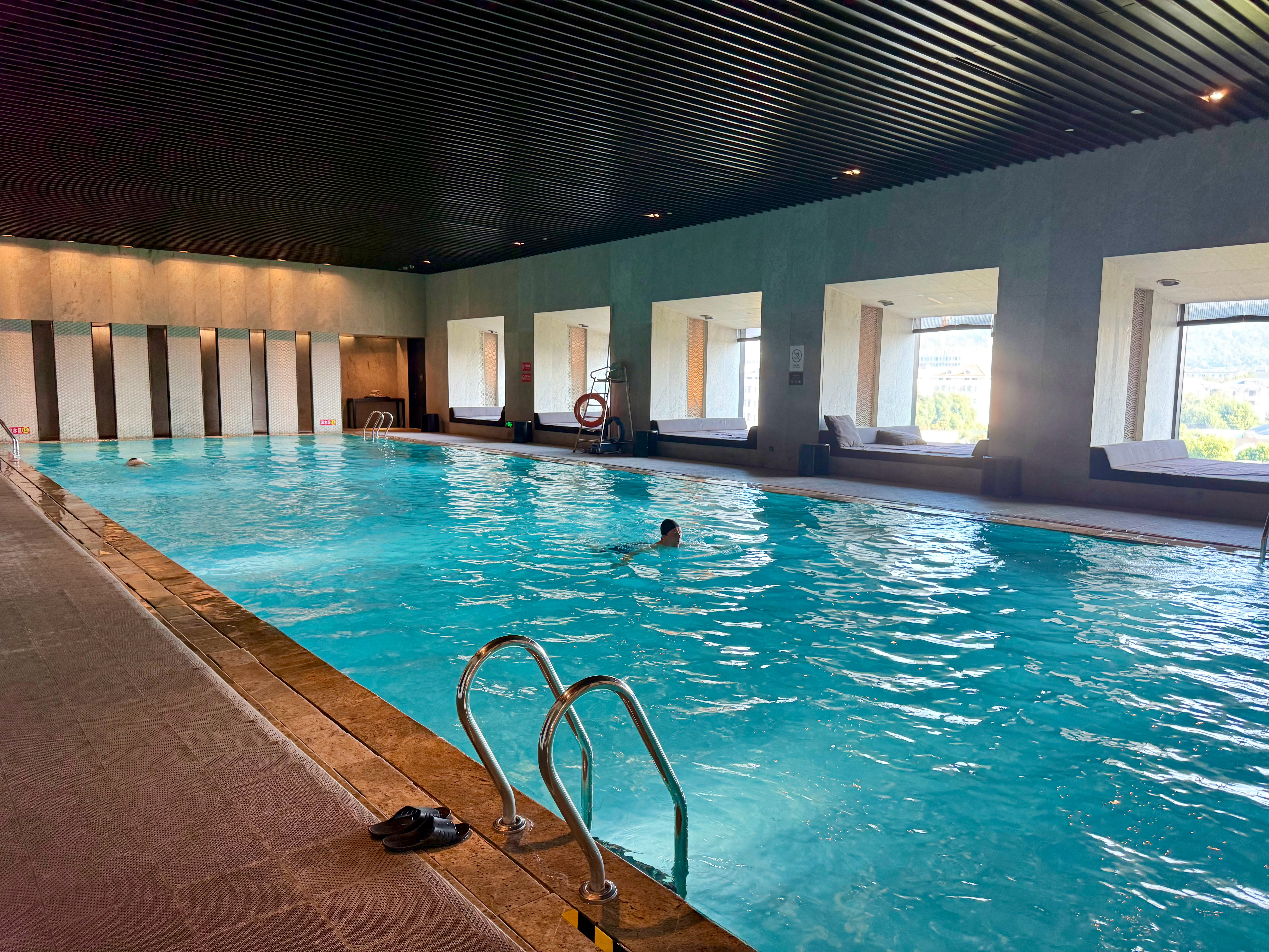 今天早上来游泳🏊‍♀️了！健身[超话]  ​​​