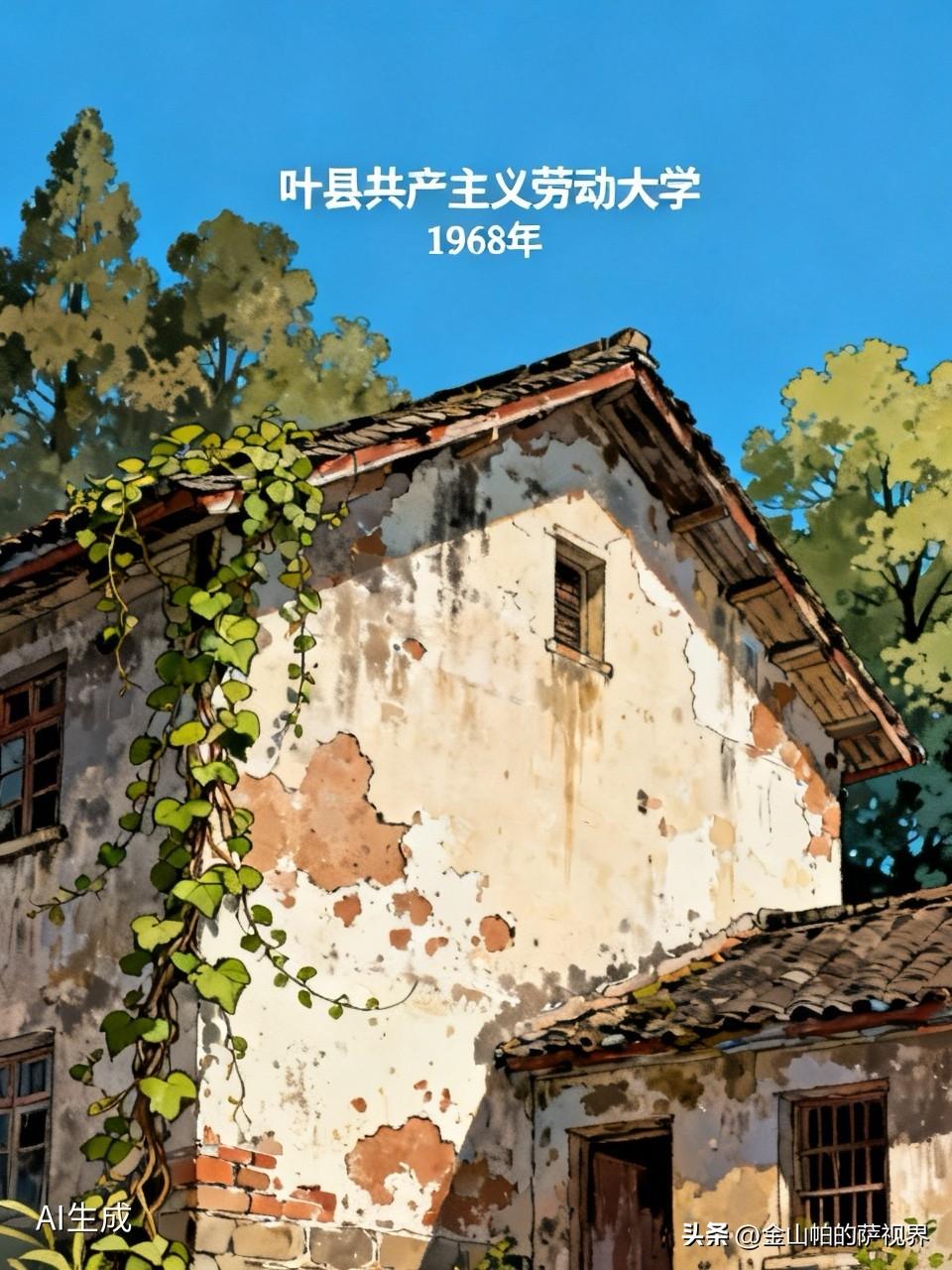如果你走进今天的叶县高级中学，看到的是现代化的教学楼、标准的运动场、埋头苦读的学