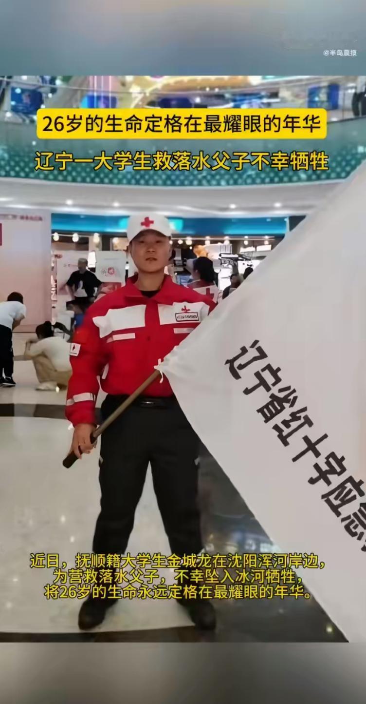 近日，辽宁一名大学生为救落水父子英勇牺牲的消息，如巨石投入心湖，激荡起无数人的悲