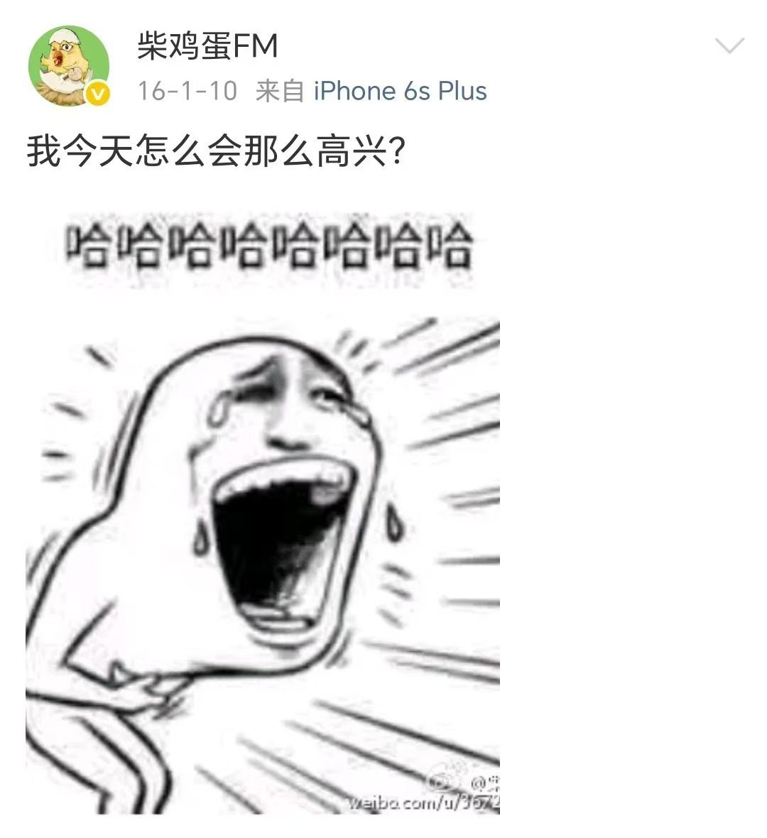 我也是 我今天也高兴极了