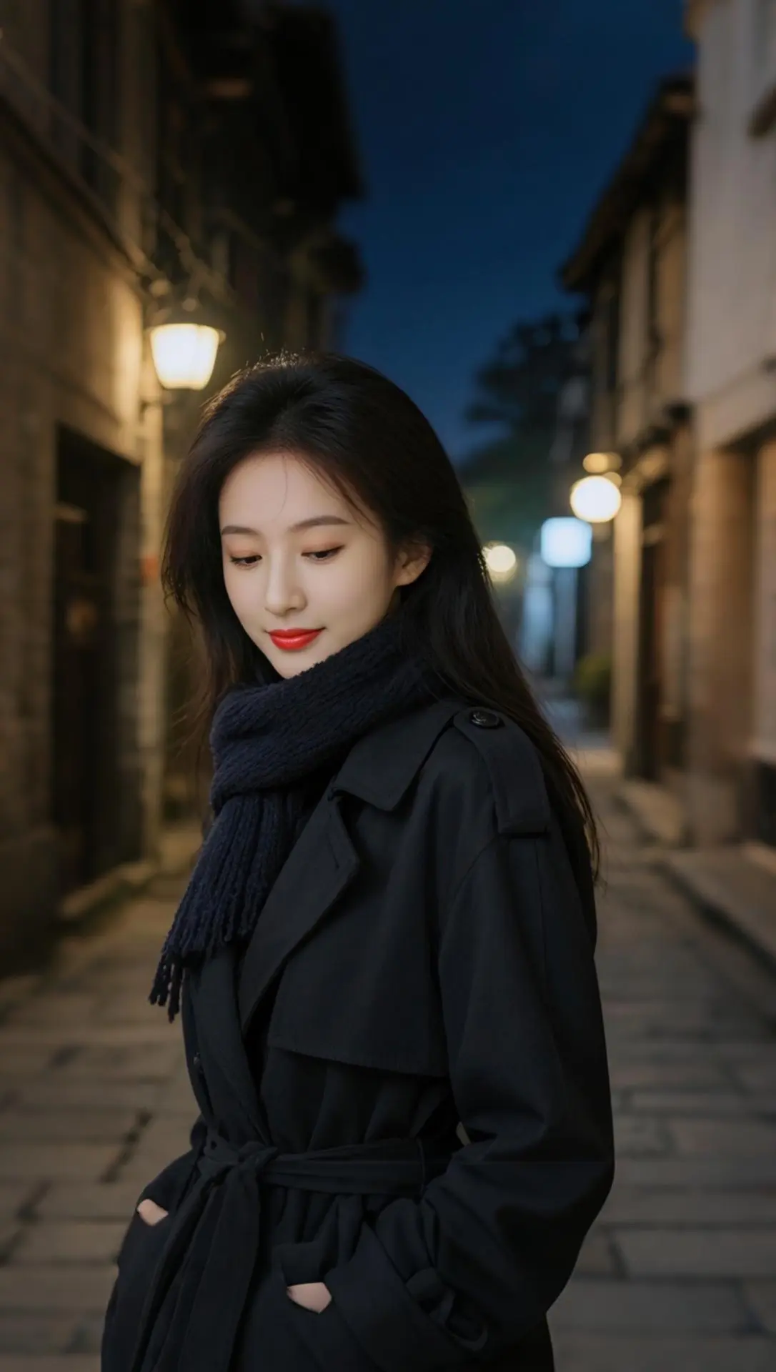 AI夜巷氛围感写真 随变ai随便玩