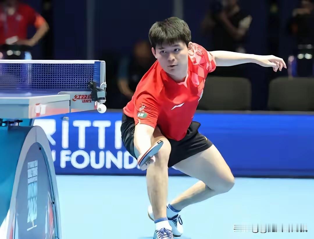 林诗栋历史首输韩国吴晙诚。

伦敦世乒赛排位赛第二场，国乒男团1：3不敌韩国男团