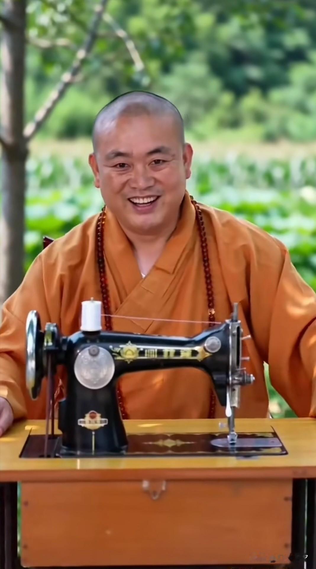 一针一线缝尘世，一衣一钵度流年。抛开俗世纷扰，在哒哒的机声里，把心安放在烟火日常