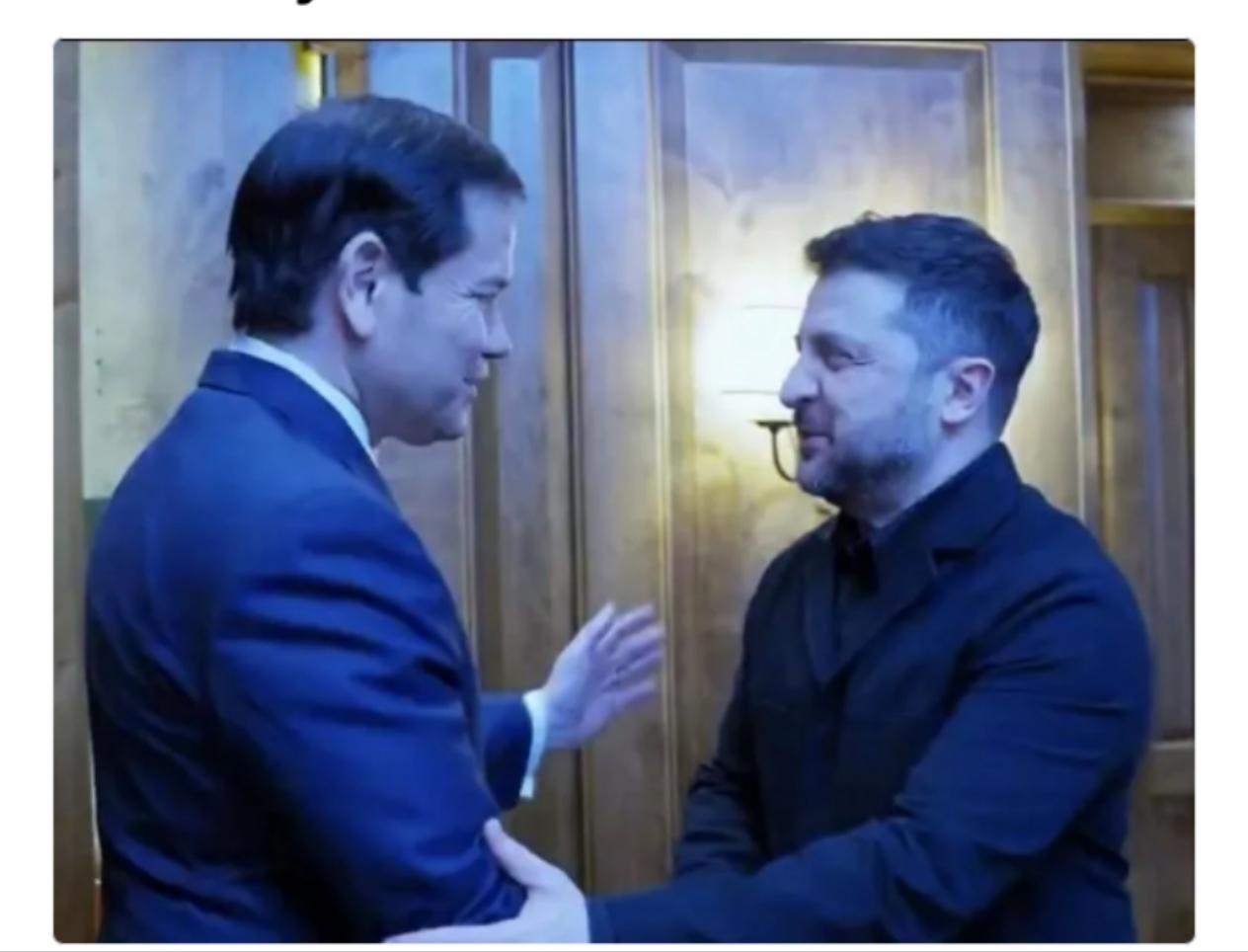 慕安会走廊偶遇！鲁比奥与泽连斯基5分钟交谈，释放关键信号
 
金句频出
慕安会期