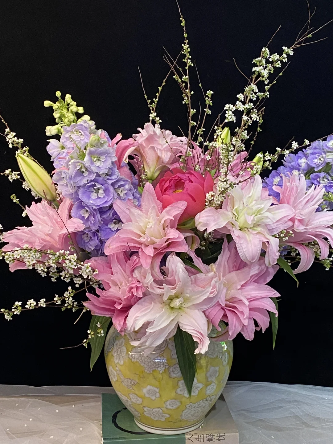 客户要的人间富贵花🍃｜瓶插花｜重瓣百合