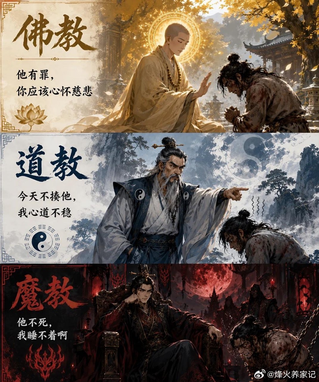 你觉得哪教的理念是正确的？ 
