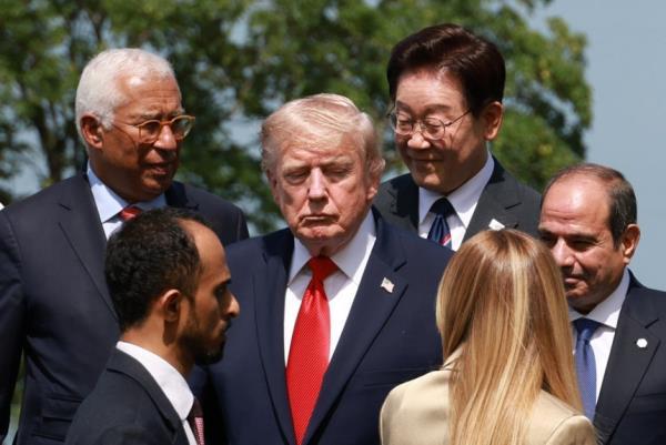 G7联手划下台海‘红线’，李在明表态了
 
据韩国（KBS）17日报道，G7峰会