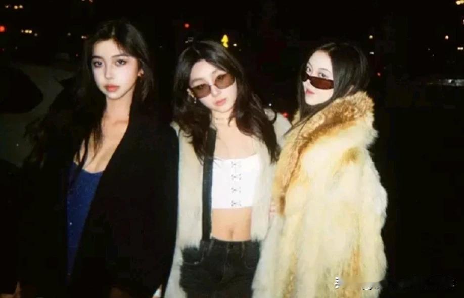 李嫣是王菲和李亚鹏的女儿，近日，18岁的她罕见参加了聚会，身穿皮草造型，时尚感十