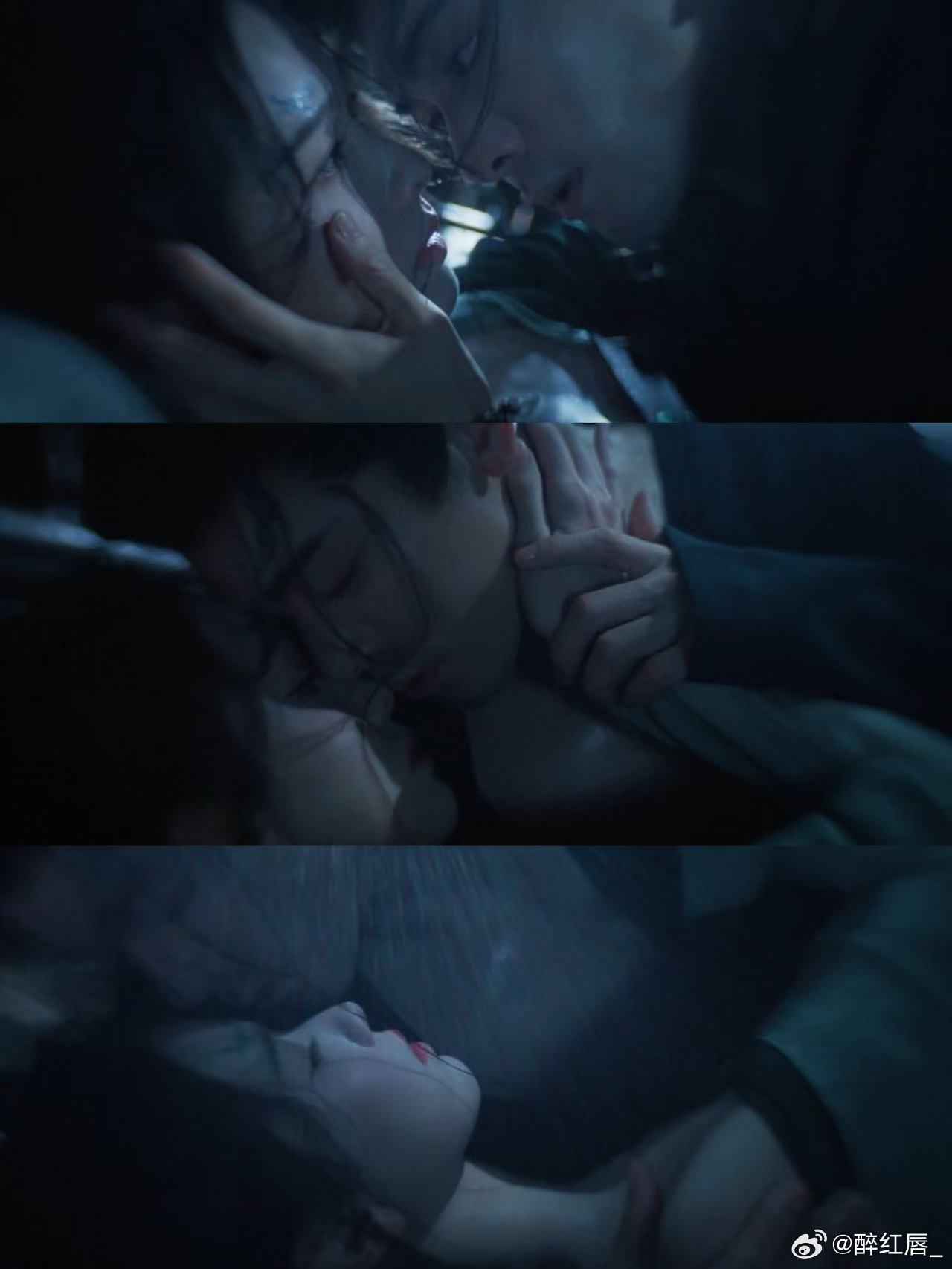 月鳞绮纪床戏雾妄拾光床戏这段曾舜晞与陈都灵默契度超高，情绪传递自然流畅，细微的动