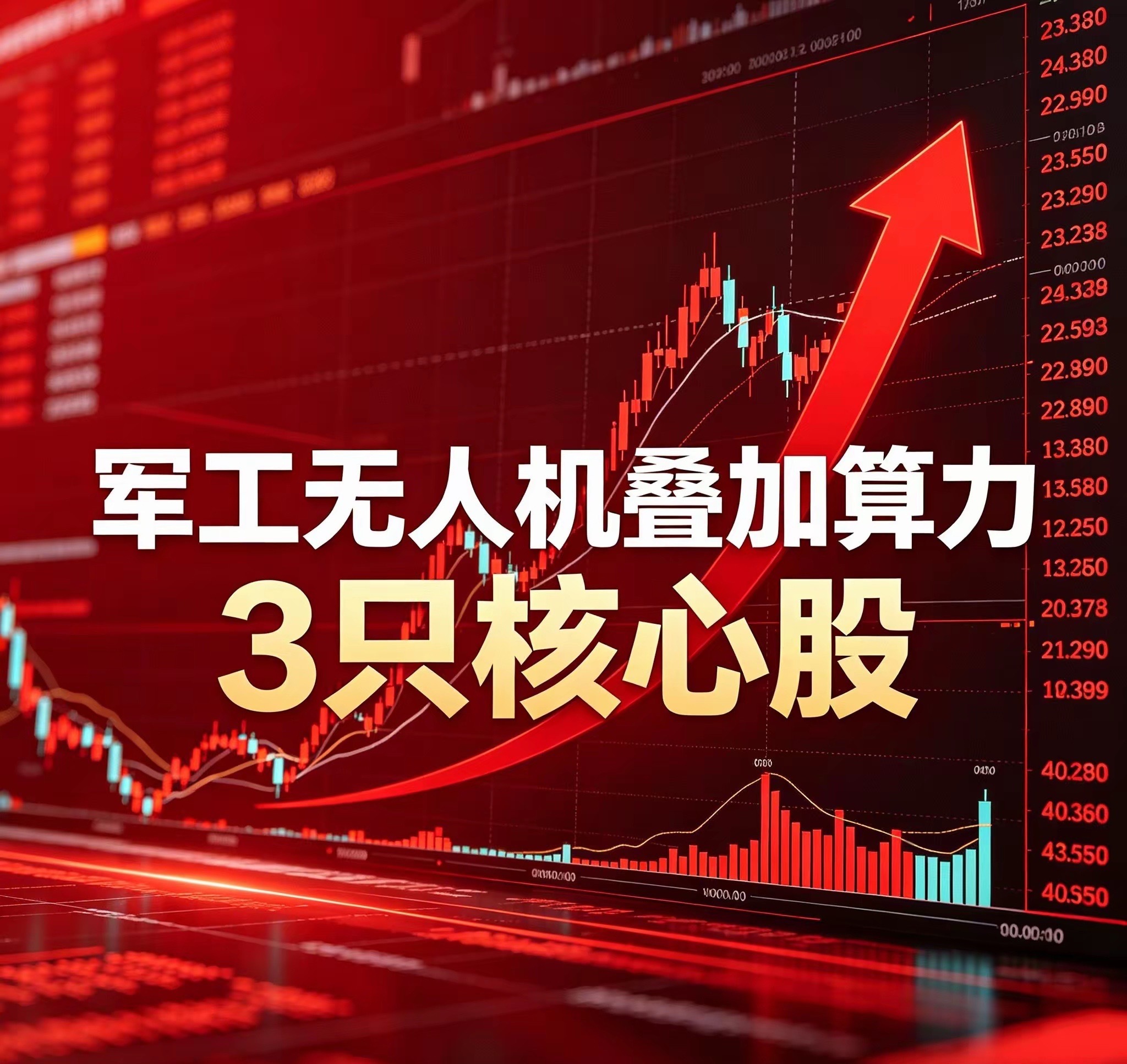军工无人机叠加算力3只核心股1. 智明达（688636）  军工属性：产品应用于