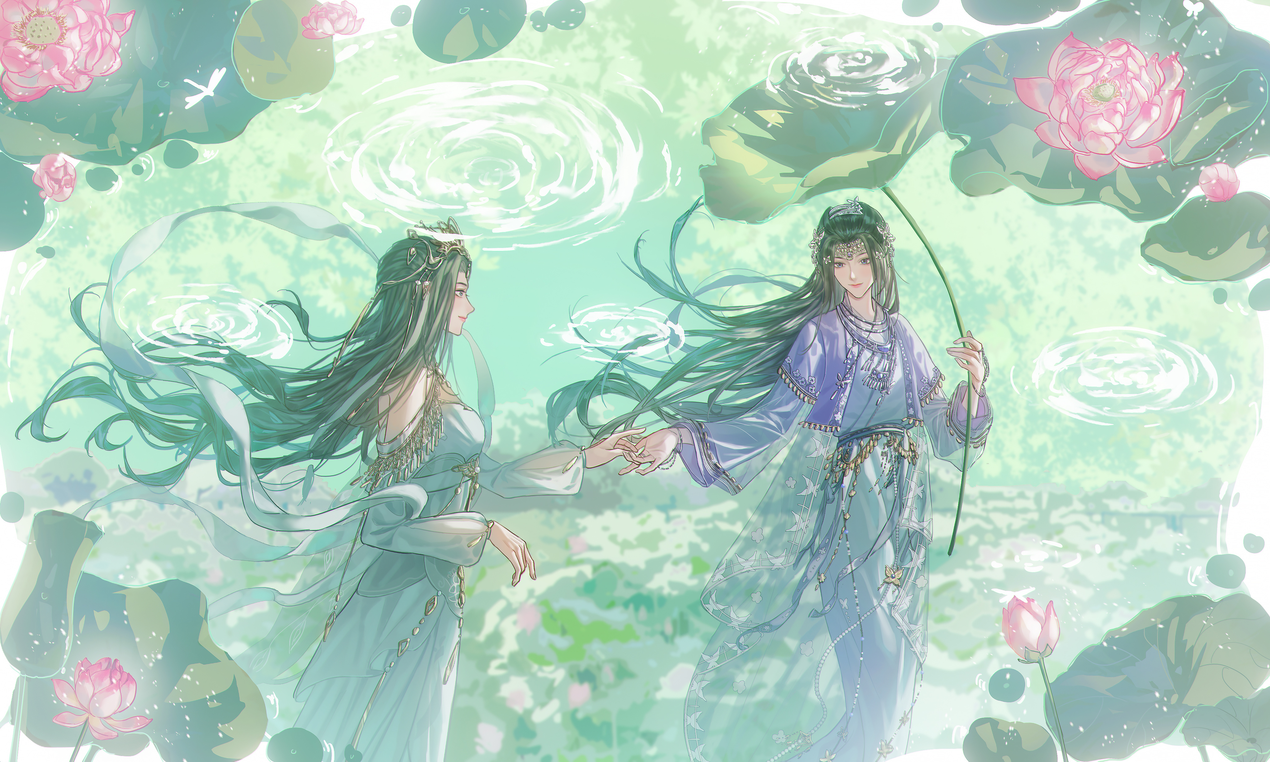 焰灵姬1124生日快乐天行九歌焰灵姬朱雀 焰灵姬彼岸燃花映火妆，清池荷影漾衣香。