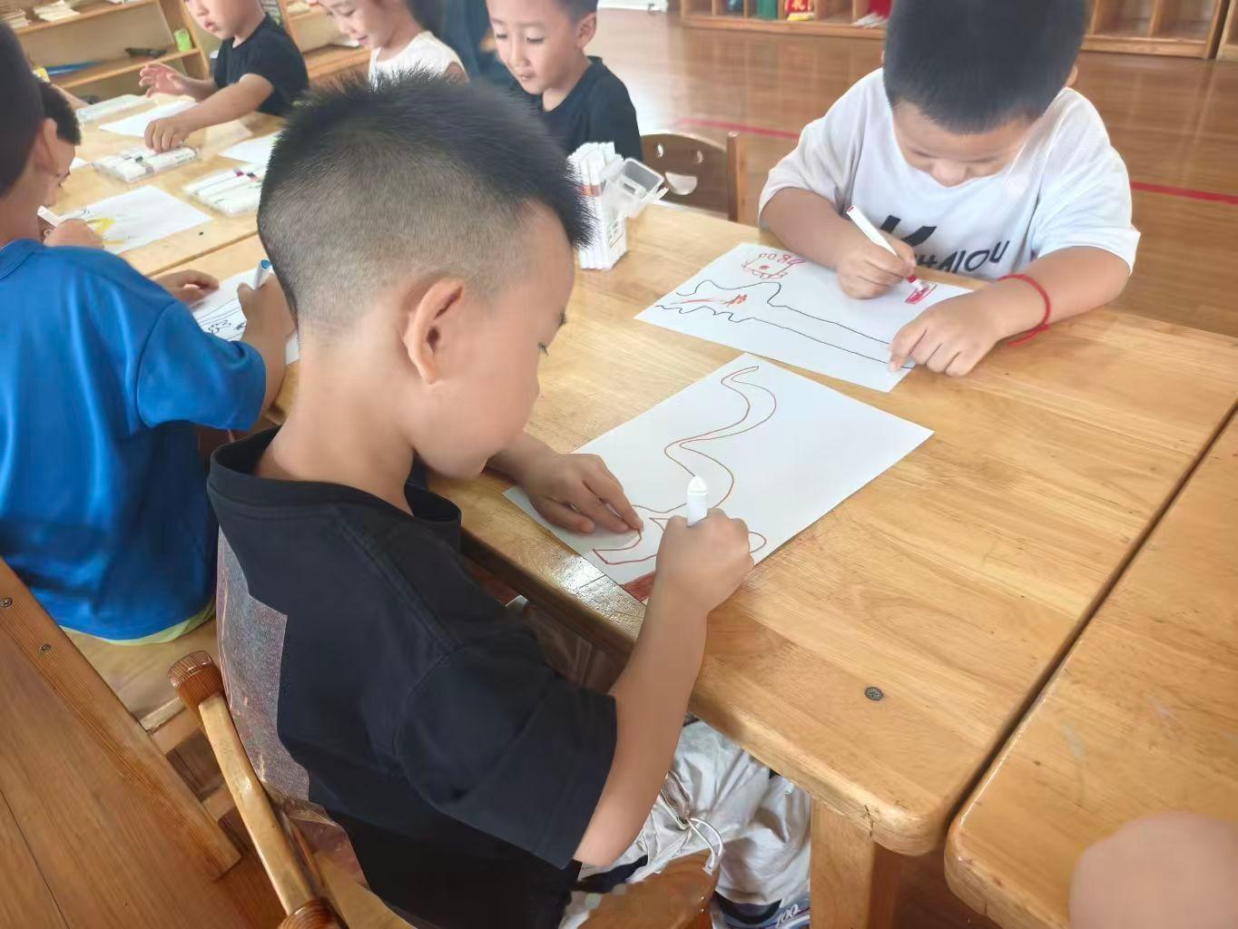 暑期，曲阜师范大学“一抹青绿，共护山河”实践队走进幼儿园开展黄河生态主题科普课堂