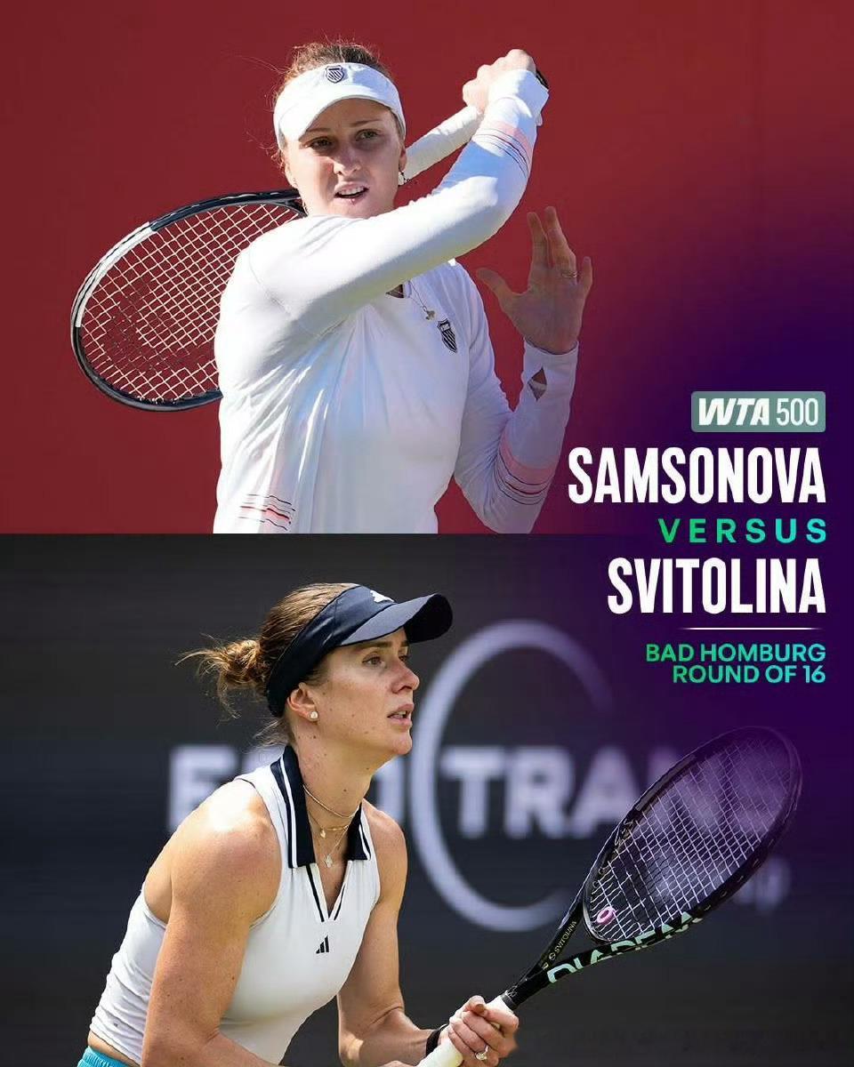 🇩🇪巴特洪堡站进入第三3️⃣比赛日🔥今天你会关注哪些对决呢？ 😎wta 