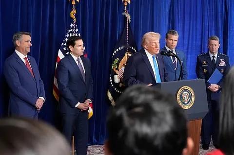 3日特朗普在海湖庄园召开记者会，他称，美国对委内瑞拉发起了一场“从二战以来人们从