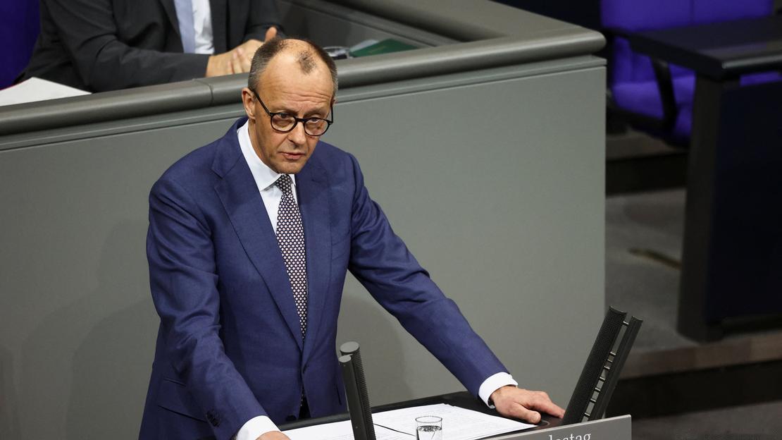 1月29日，德国总理默茨在联邦议院发表第二次施政报告，主要聚焦当前地缘政治形势和