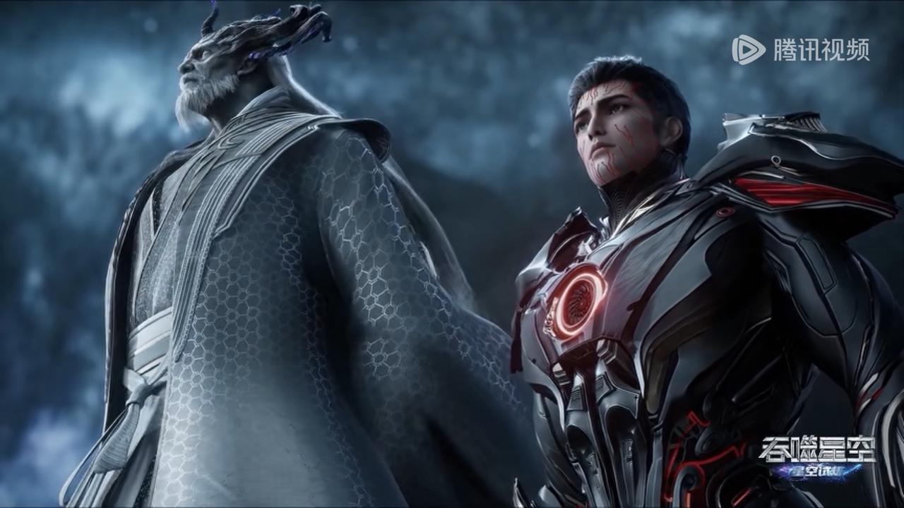 罗峰和星空始祖站在一起，看着周围的一切，从远距离看，这是一个岛屿有一点点像龙的形