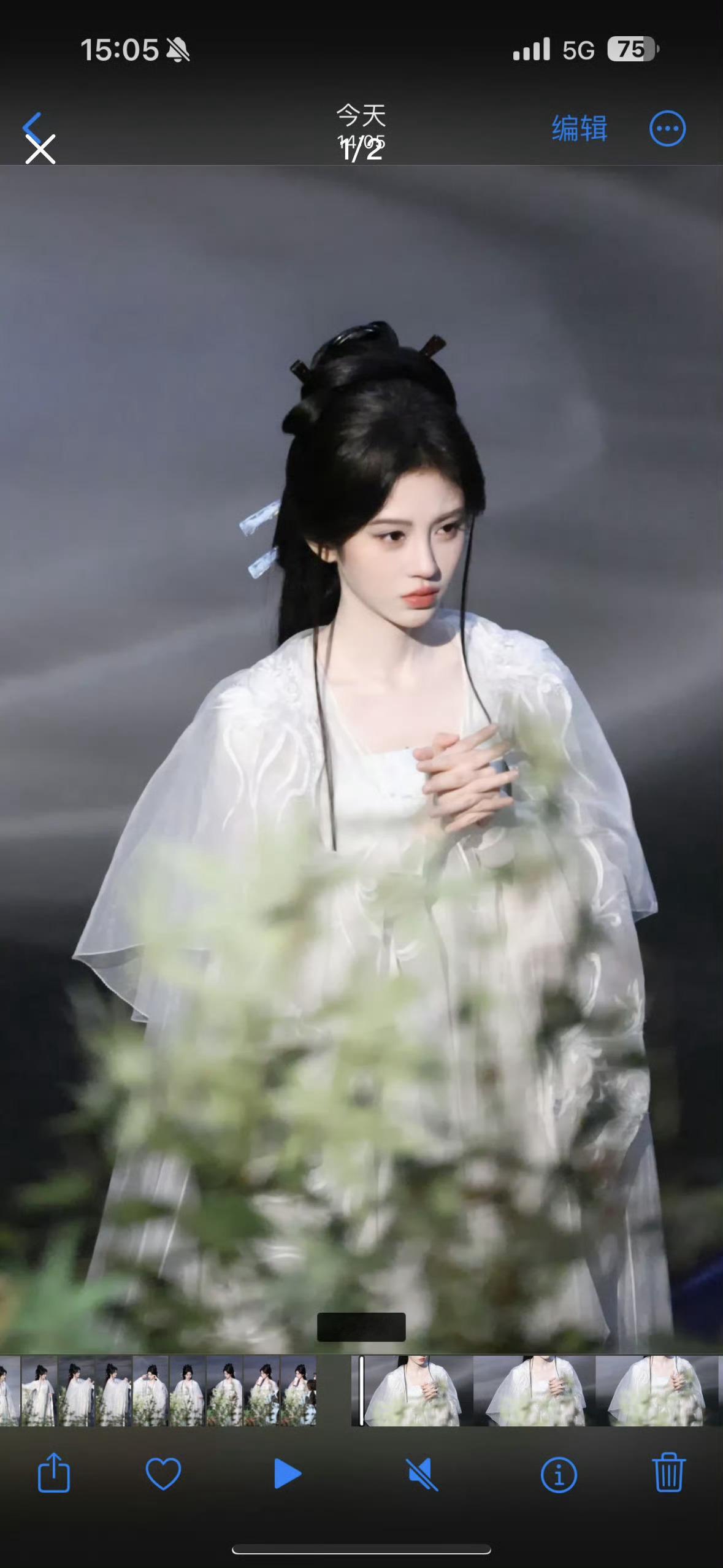 鞠婧祎好像神女，生图状态好漂亮啊！！！ ​​​