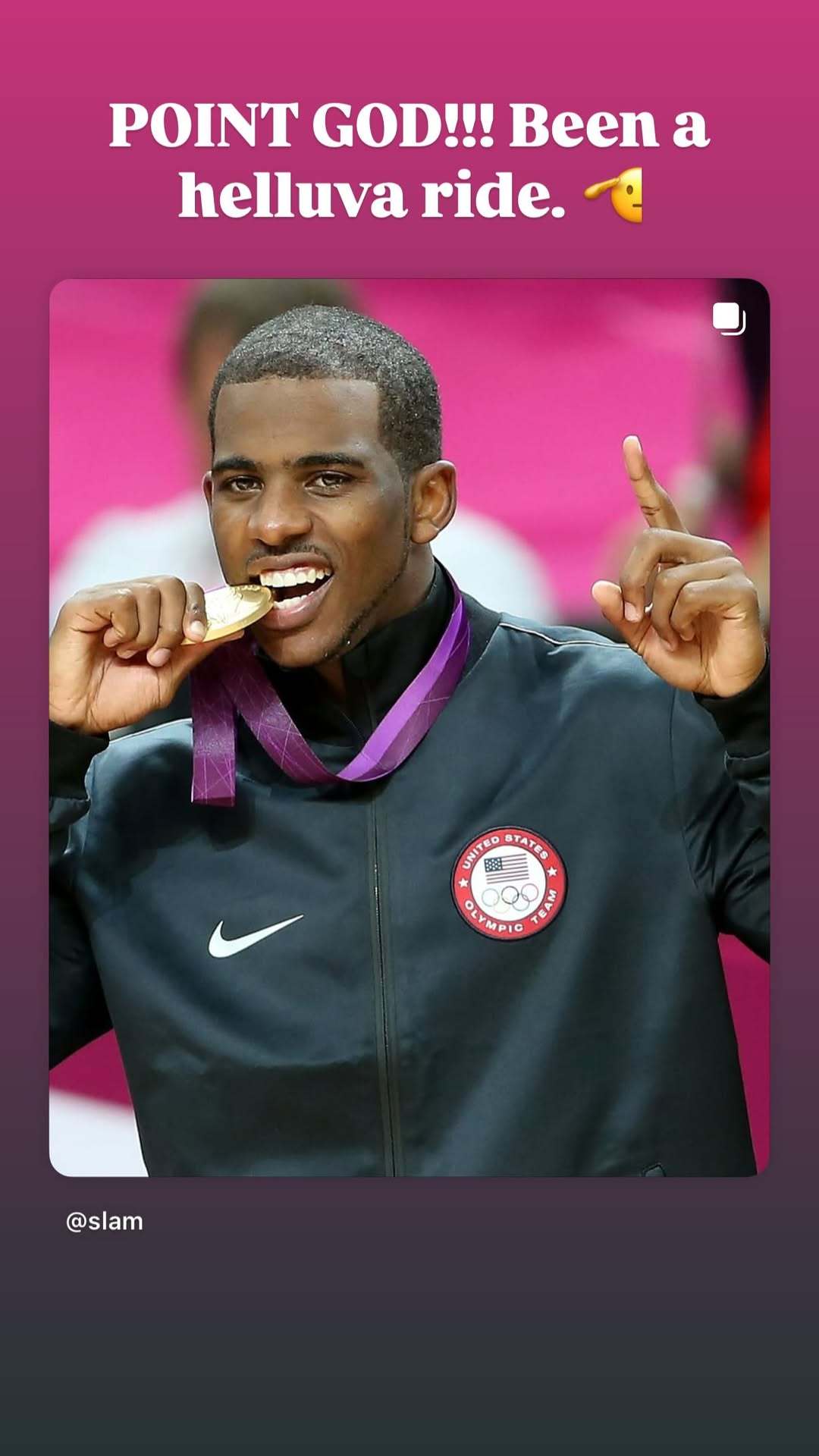 老詹ins快转对CP3的致敬:“控球之神！！！这一路真是太精彩了。”🫡保罗在本