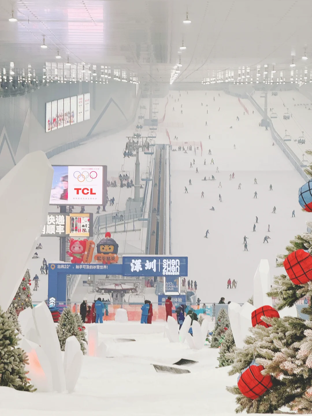 广东深圳艳阳天！我却在零下六度滑雪🏂