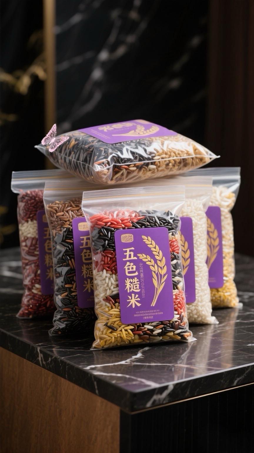家人们，我不允许还有人不知道东北黑土地产出的！ 这款五色糙米，是由黑米...