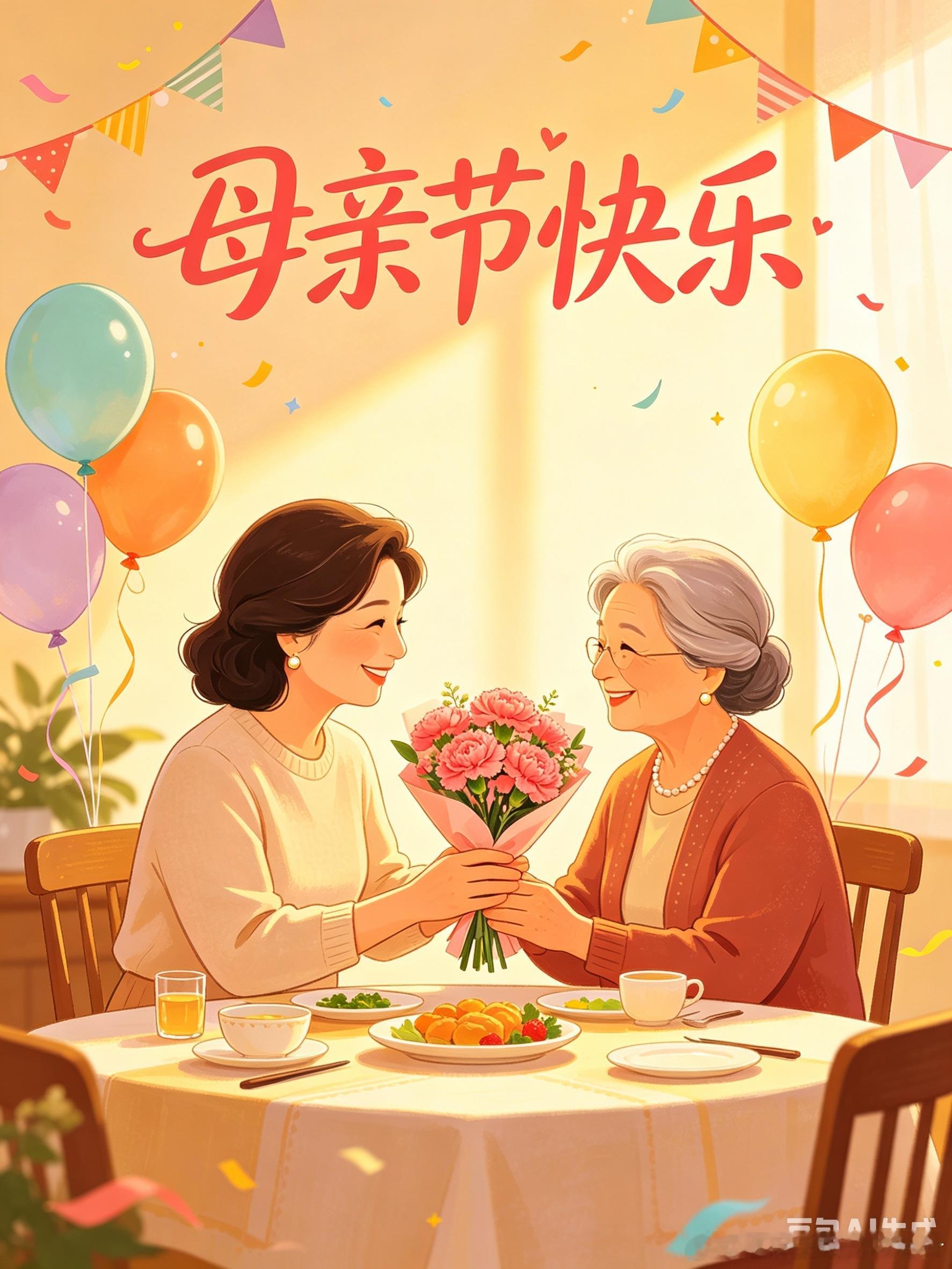 ㊗广大宝妈母亲节快乐，逢考必过！ 
