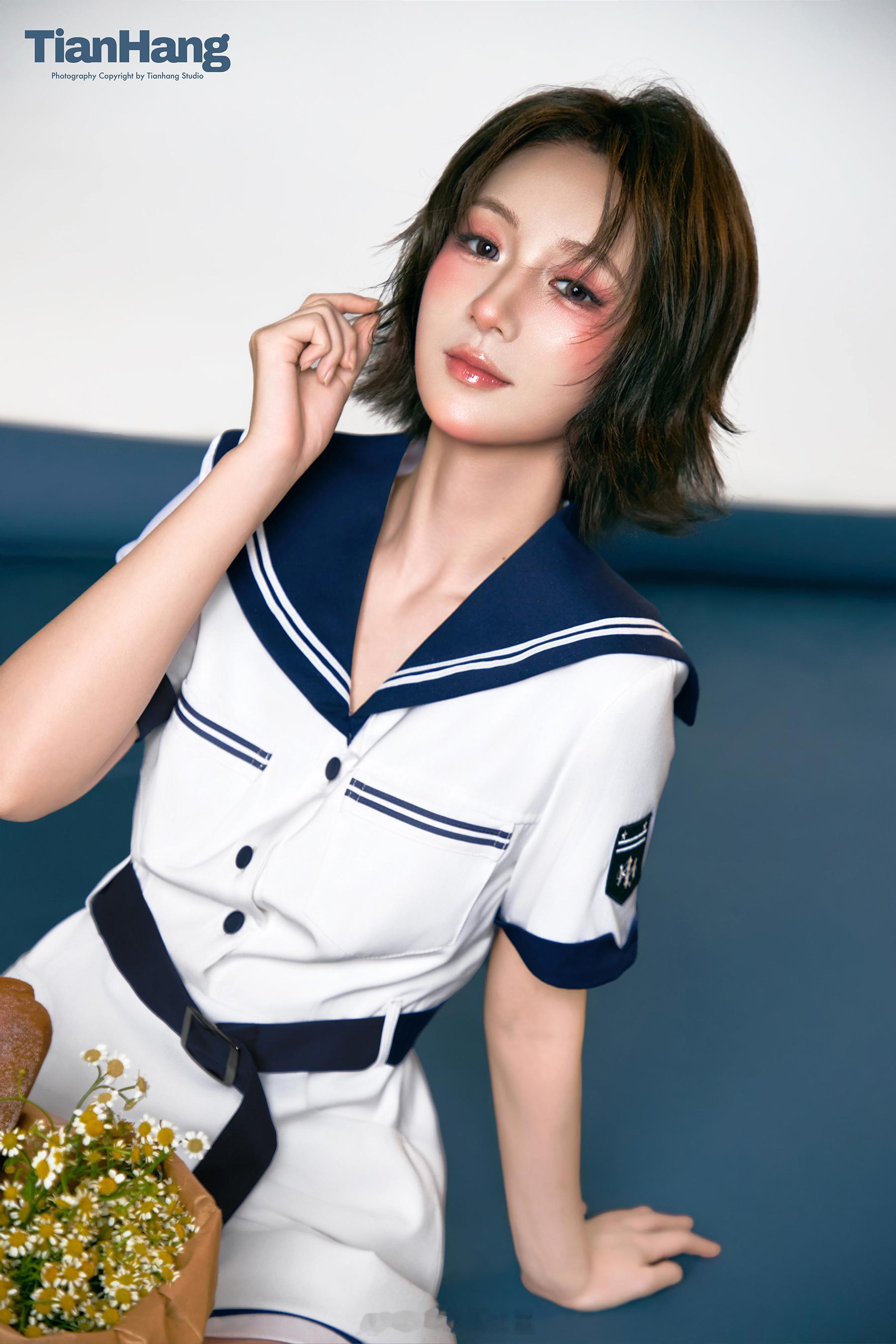✨棚拍分享闪闪发光的少女时代💫天航工作室日系棚拍jk水手服 ​​​