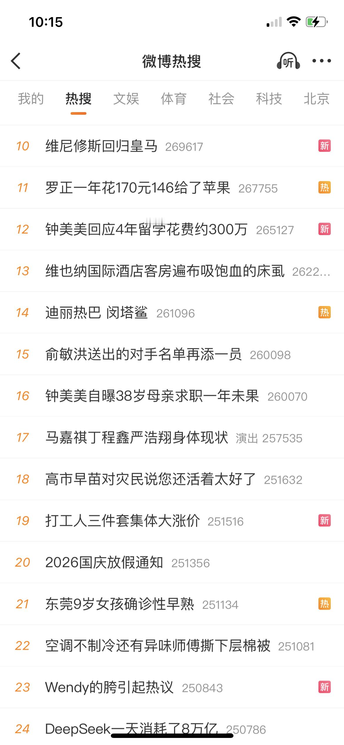 维尼修斯回归皇马一会儿没看热搜第10，维尼修斯🔥了？快点定吧，迫不及待等待新赛