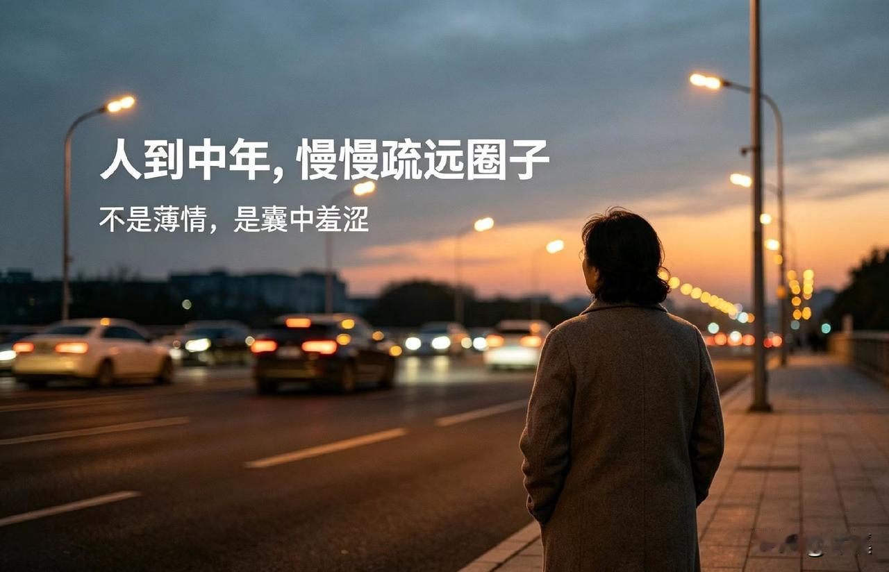 人到中年，慢慢疏远圈子，不是薄情，是囊中羞涩

 
不知道从什么时候开始，通讯录