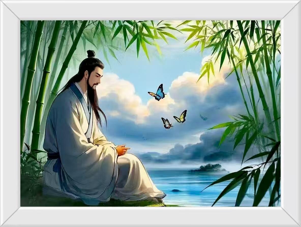 《庄子·杂篇·寓言》寓言 225：罔两询影
 
【原文】
众罔两问于景曰：“若向