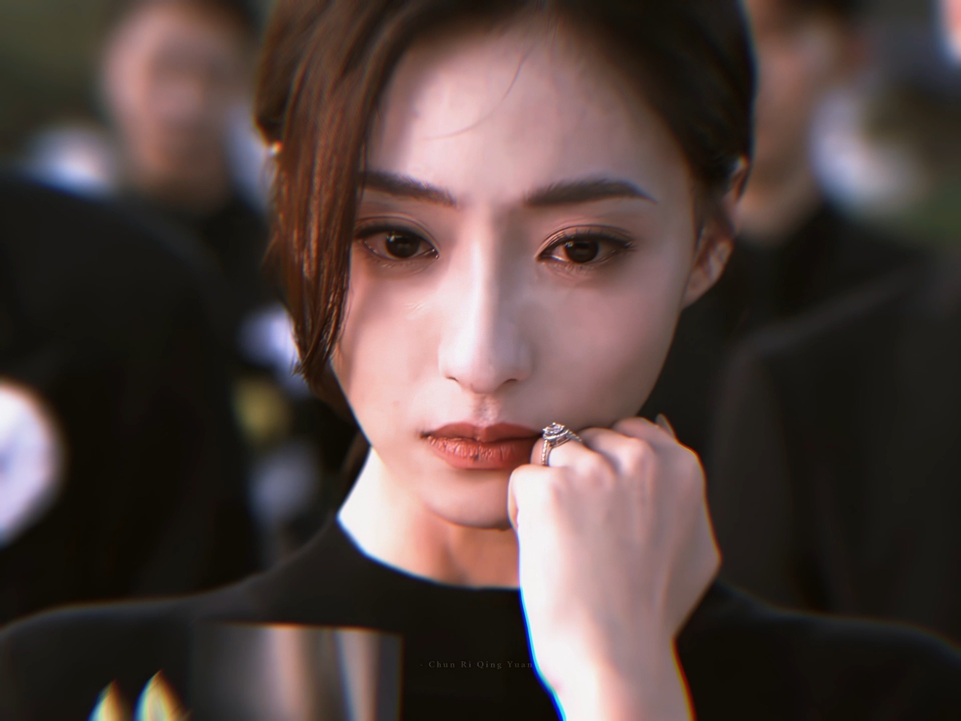 胡连馨每次一播短剧，就刷到很多人吹她的颜。说实话，她这个面相就没有观众缘，苦瓜味